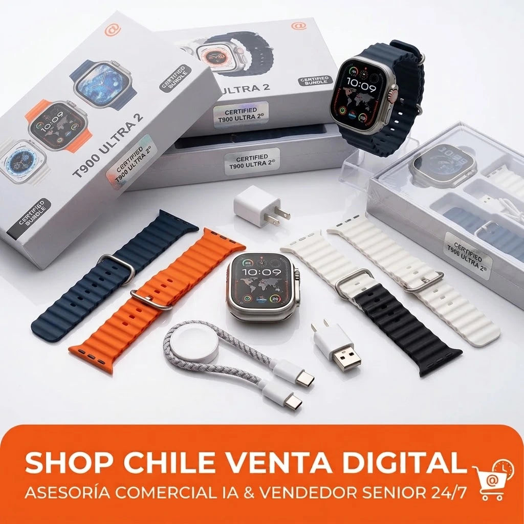⌚ Smartwatch T900 Ultra 2® | Pantalla HD + Llamadas Bluetooth 📱✨