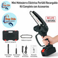 🪓Mini Motosierra Eléctrica Portátil® | 2 Baterías + Maletín Incluido ⚡🧰