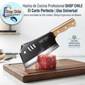 🥩 Cuchillo Chef Carnicero Artesanal® | Hoja Forjada Ultra Afilada 🔪✨