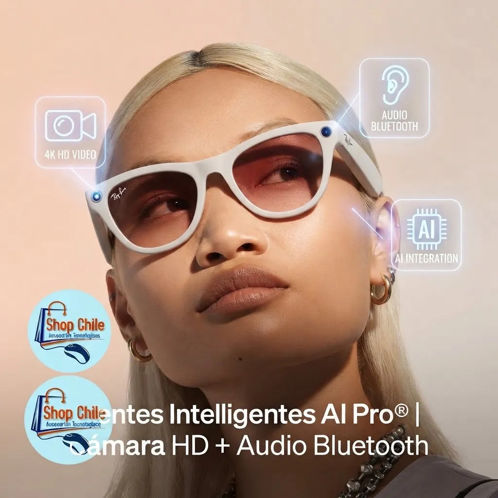 🕶️ Lentes Inteligentes AI Pro® | Cámara HD + Audio Bluetooth 📹✨