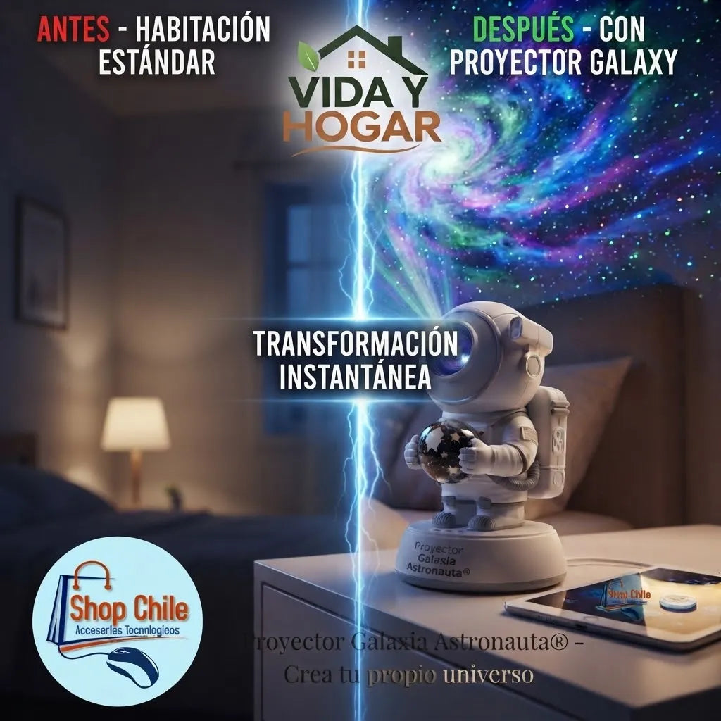 🚀 Proyector Galaxia Astronauta® | Universo en tu Habitación 🪐✨