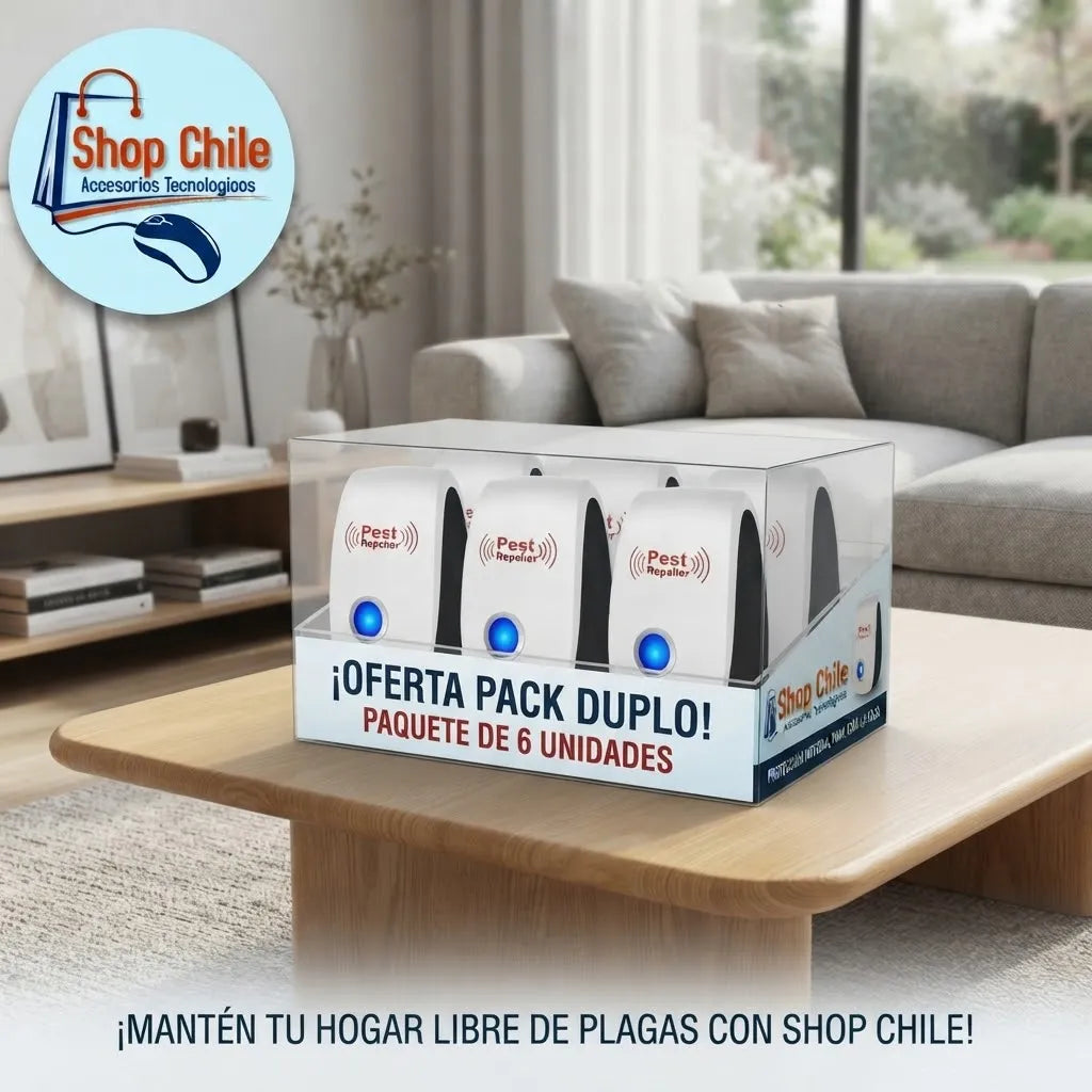 🚫 Repelente Ultrasónico Anti-Ratones® | Ahuyentador de Plagas 24/7 🐭⚡